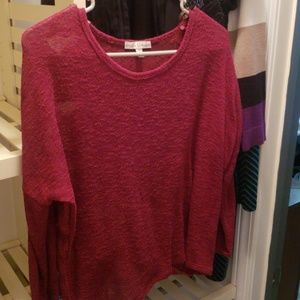 Lace detail sweater